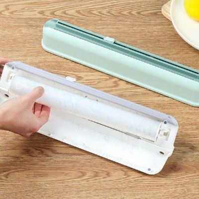Cling Film Cutter With Slide Cutter Multifunction Suction