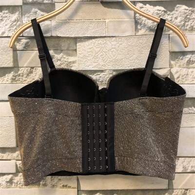 2020 New Bling bling Fashion Push Up Overbust Corsets Women