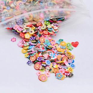 1000pcs Fruit Slices Filler For Nail Art Slime Fruit Additio