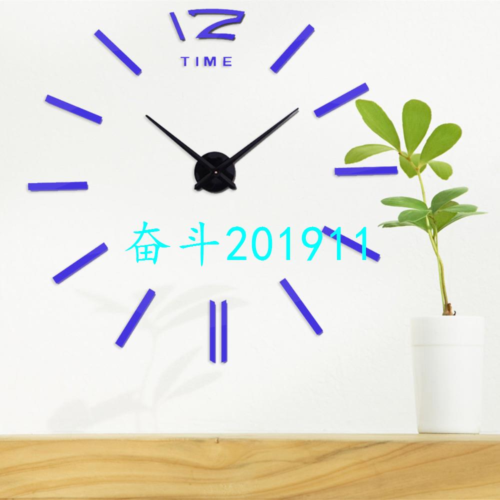 3D Big Digital Beautiful Wall Clocks Fashion Mute Exquisite