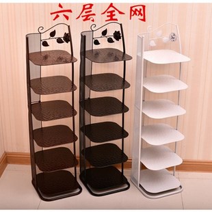 铁架收纳架铁艺白色便携式门外置物北欧简易单列鞋架经济简约韩式