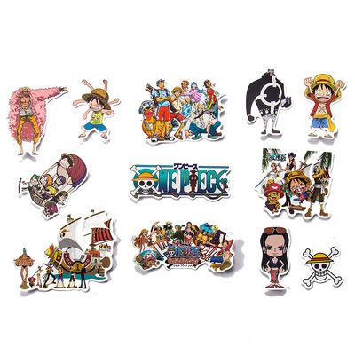 50/100Pcs One Piece Luffy Stickers Anime Sticker Notebook