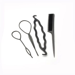 极速Haimeikang 4Pc/Set Hair Twist Styling Hair Clip Stick Bu