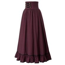 SD Women Skirt Summer Clothes Gothic Maxi Skirt High Waist R