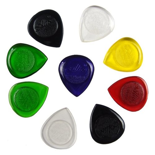 10 pcs Alice Durable Transparent Electric Bass Guitar Picks