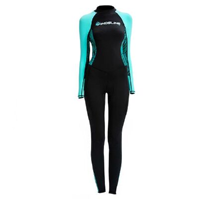 极速Women Wetsuit Fashion Color Stitching One-Piece Underwat