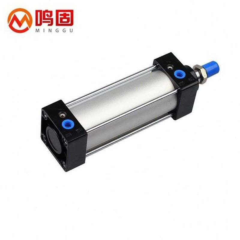 鸣固气缸SC标准气动元件缸径63行程25507510012515