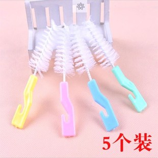 婴儿奶瓶刷子儿童宝宝清洁奶嘴刷小号刷奶瓶的洗瓶子刷子加长瓶刷