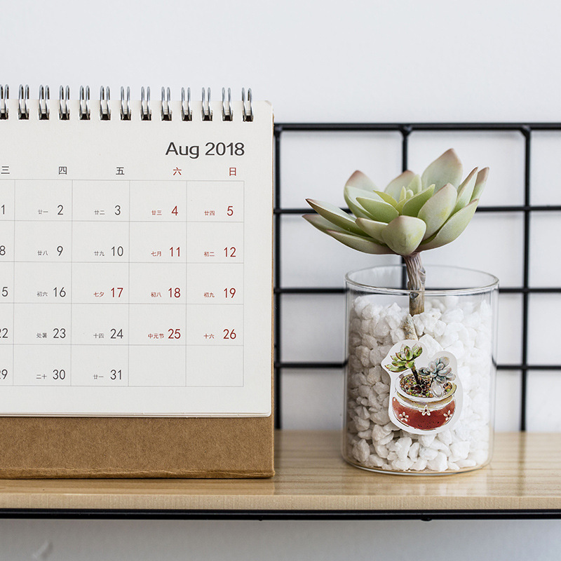 45PCS/box New Cute Succulent Plants Diary Paper Lable
