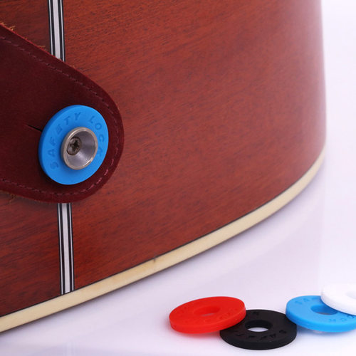 好货2pcs Guitar Strap Block Rubber Safety Lock Washer Acoust