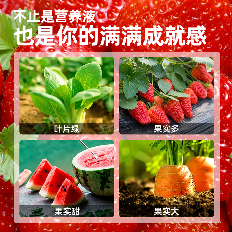 蔬菜肥料营养液专用果蔬瓜果盆栽阳台种菜有机肥家用花卉肥料通用