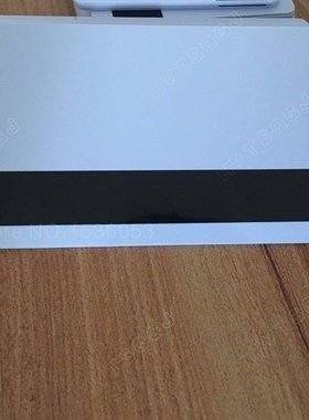10pcs Blank White PVC Hico 1-3 magnetic stripe card Plastic