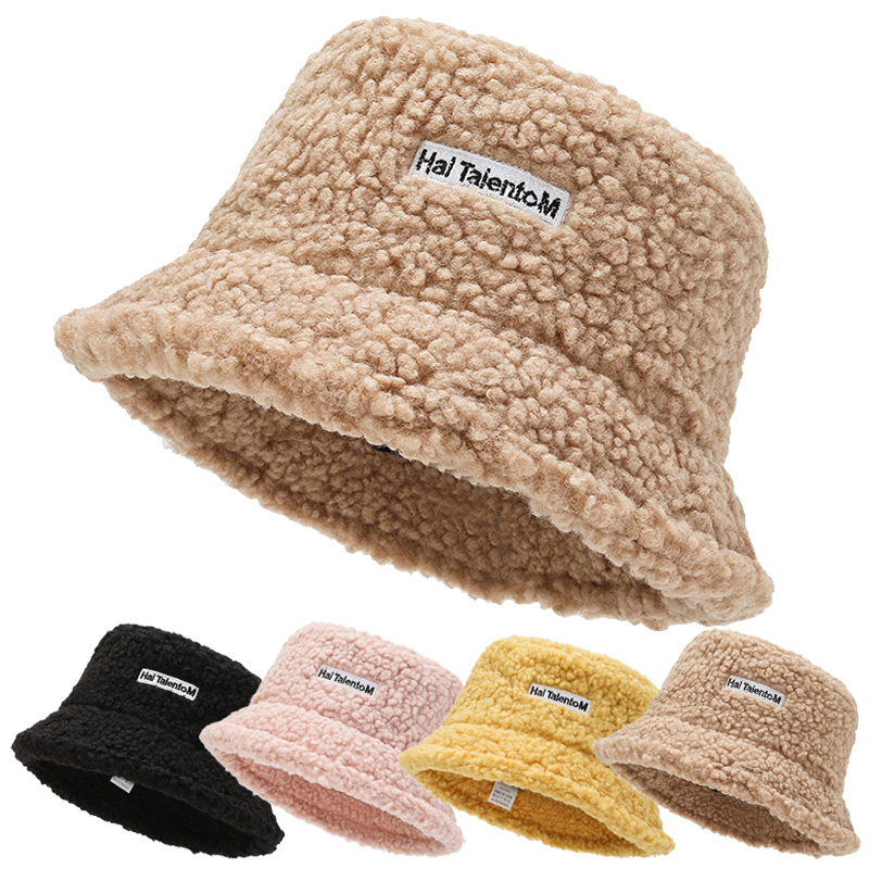 Fashion Winter Warm Bucket Hats Lady Autumn Winter Outdoor P