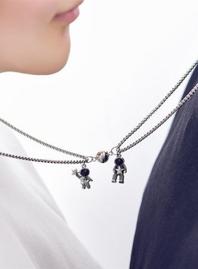 Spaceman Astronaut 2pcs Magnet Attraction Stainless Steel Pe