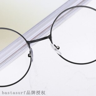 frame art version metal non Korean round lens Japanese flat