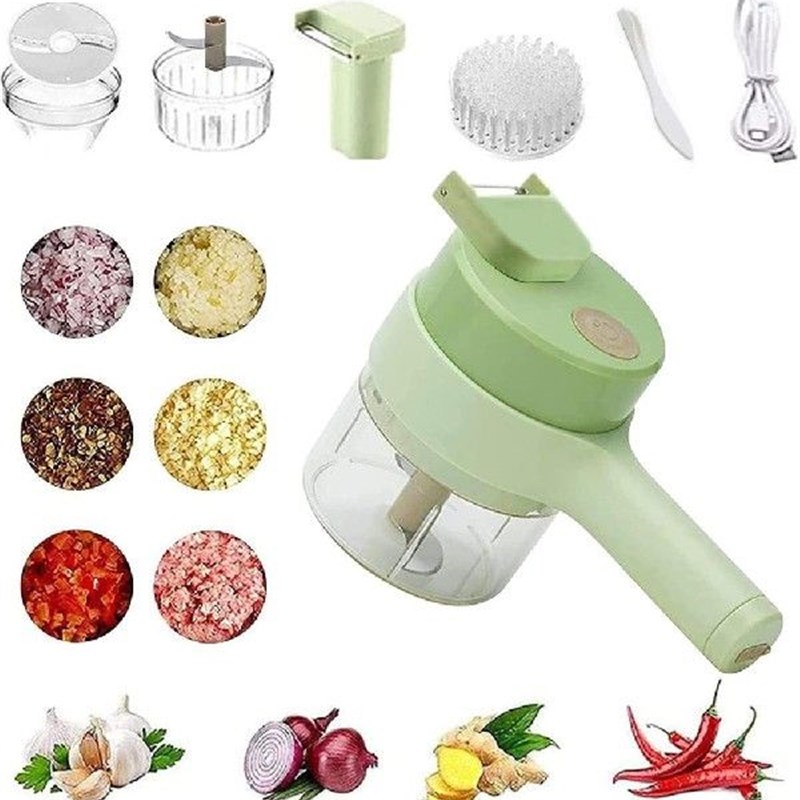 4in1 Wireless Fruit Slicer Handheld Electric Vegetable