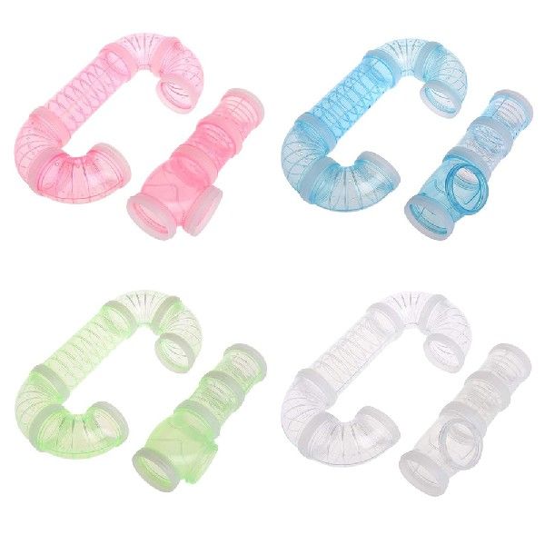 新品8pcs Multifunction Hamster Tunnel DIY Set Retrofit Exter