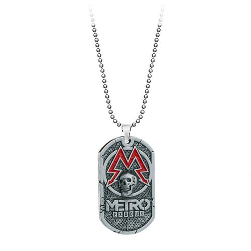 Game Metro Exodus 2033 Necklace Pendants Metal Souvenir Pen