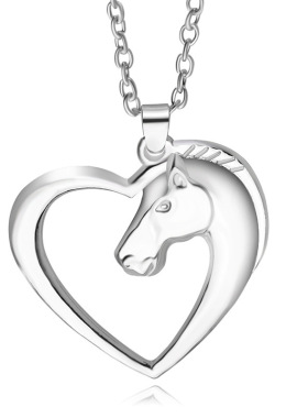 Fashion Horse Head Simple Love Pendant Alloy Necklace