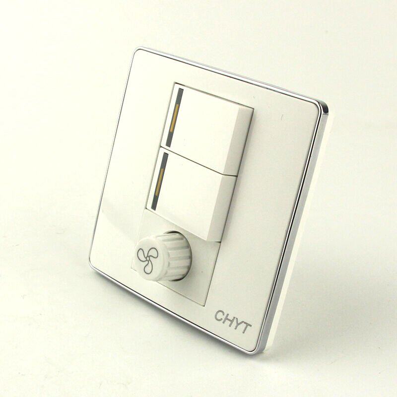 Double open ceiling fan switch 86 type two openr dual-contr