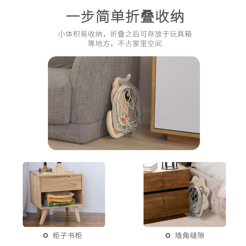 儿童篮球架挂式家用简易吸盘可升降婴幼儿免打孔室内迷你投篮框