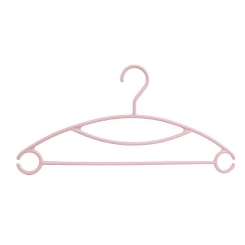 极速Wide Shoulder Plastic Hangers with Pants Bar Space Savin