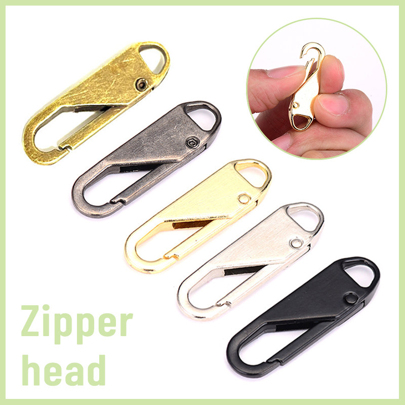 10pcs Fashion Metal Zipper Detachable Zipper Head Repair