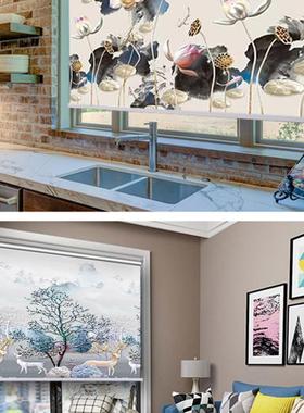 Stand-DZown shutter public curtain hand-pull shading sunsha