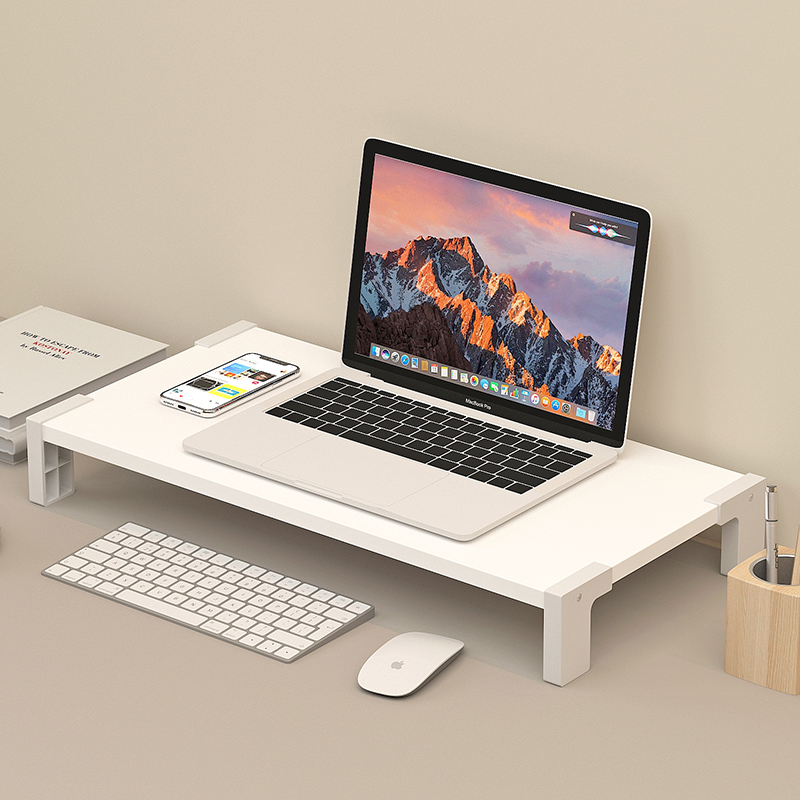 电脑显示器屏增高架桌面键盘整理收纳置物架托盘抬加高底座支架子