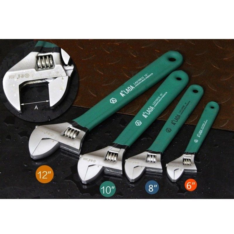 LAOA 6/8/10/12 Anti slide Universal Monkey Wrench A
