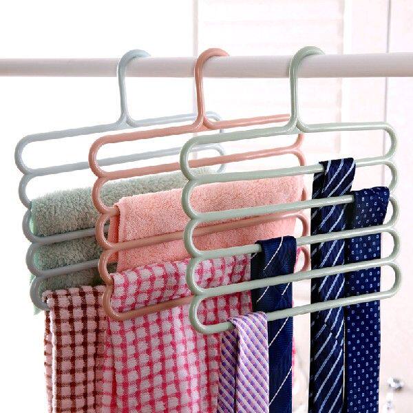 5 Layers MultiFunctional Pants Hanger Holder Trousers