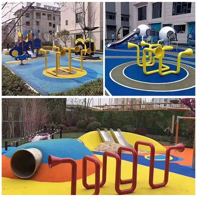 儿童户外不锈钢滑梯钻洞传声筒跷跷板秋千摇摇乐蹦床爬网拓展定做