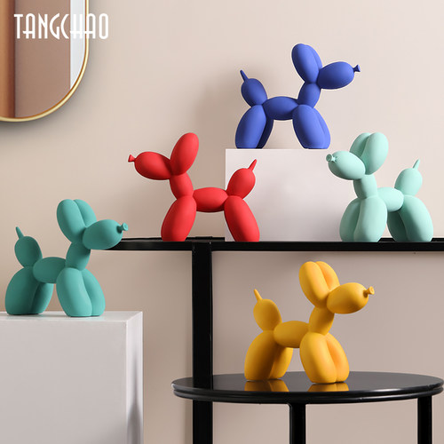 Balloon Dog Figurines For Interior Home Decor Nordic Modern