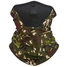 men Camouflage Bandana Neck Gaiter Headband Cycling Headwear