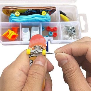 Alloy Finger Skateboard Set DIY Fingertip Scooter Preschool