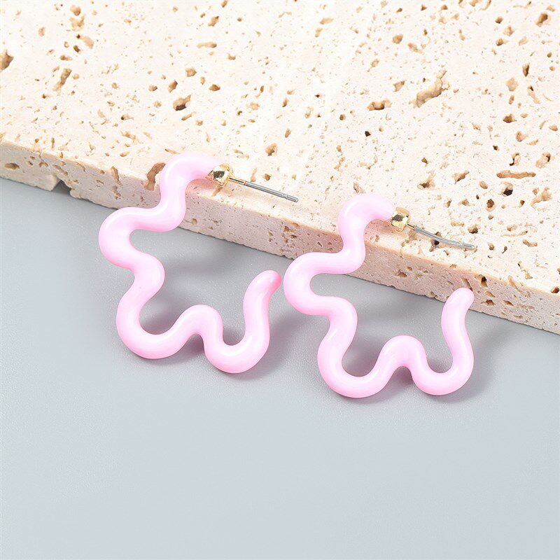 韩国东大门合金花卉耳针韩版耳环少女心网红ins耳饰欧美跨境