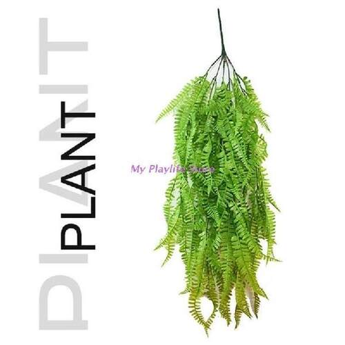 极速Artificial Hanging Plants Vines Ferns Pteris Rattan Fake