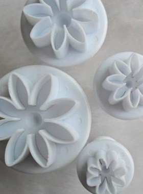 free shipping 4pcs /set chrysanthemum cake decorating fondan