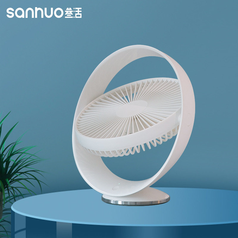 叁活创意新款6寸桌面电风扇usb白色手提充电风扇可拆洗礼品厂家,生活电器,户外风扇/移动风扇,淘宝优惠券,粉丝福利购,淘宝优惠卷
