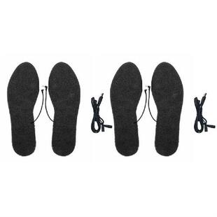 1 Pair Heating Shoe Insoles EVA Winter Warm USB Insoles for