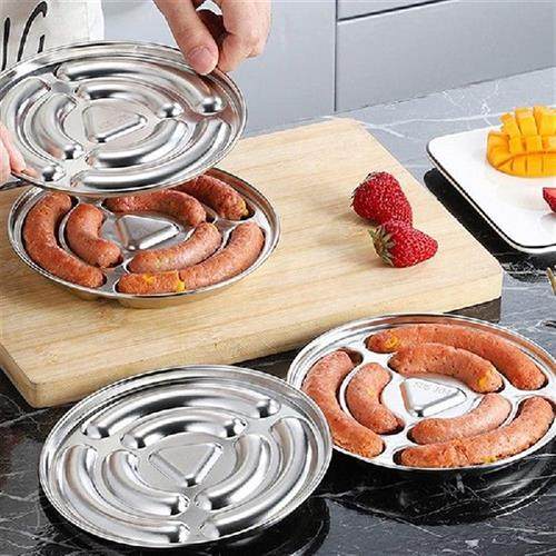 Stainless Steel Sausage Maker Mold Meat Stuffer Bbq Cooking
