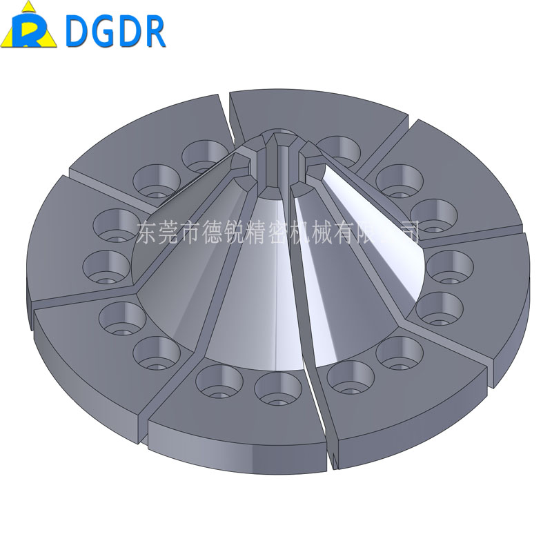 精密膜片爪子JD-60/70/100内撑外夹荒爪JD-10/30/65轻薄工件夹爪