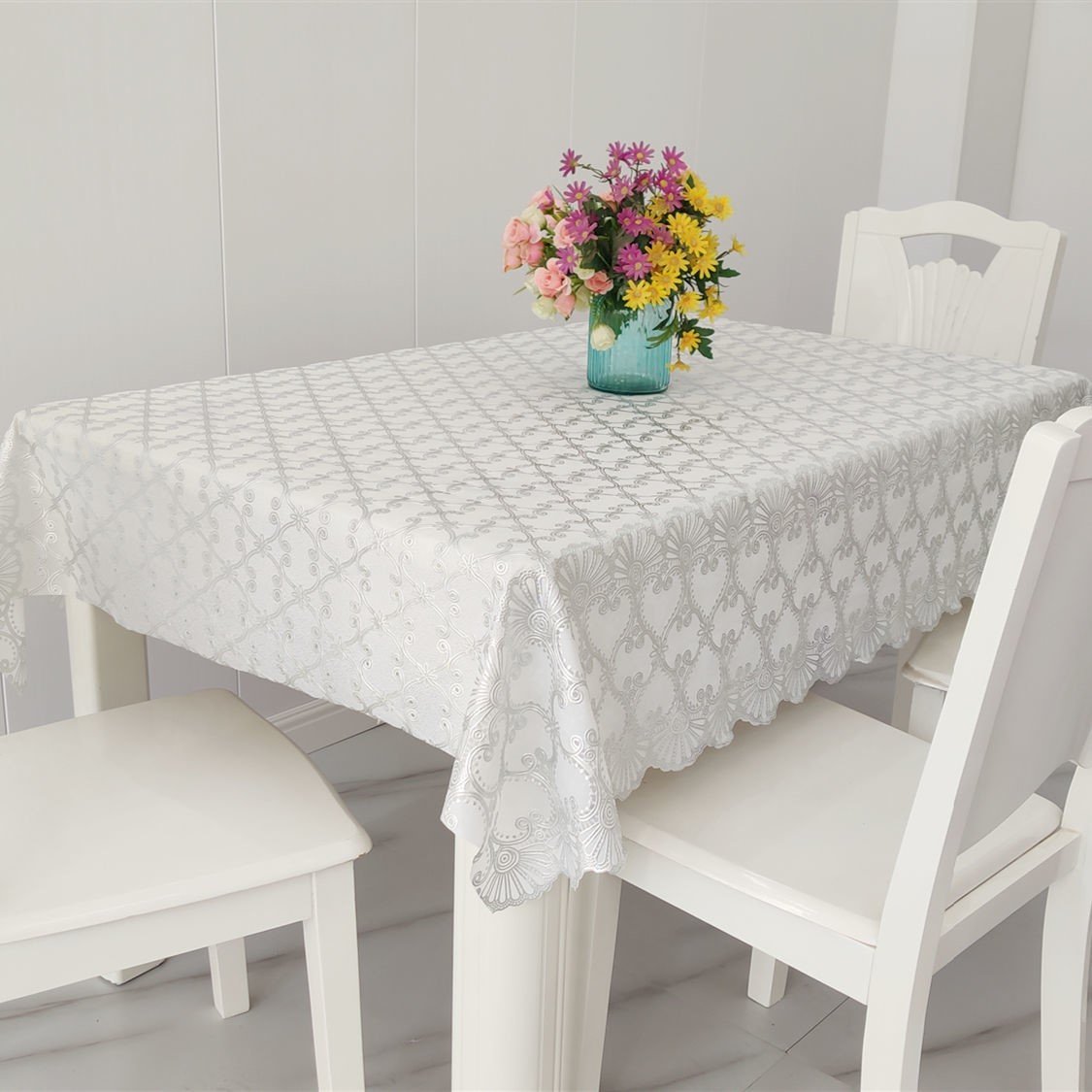 PVC tablecloth waterproof oil-proof table clothB heat-pruo