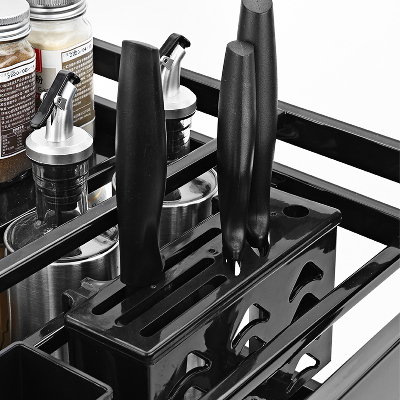 浅拉篮300 370深250橱柜拉蓝304不锈钢400调味篮双层抽屉450阻尼