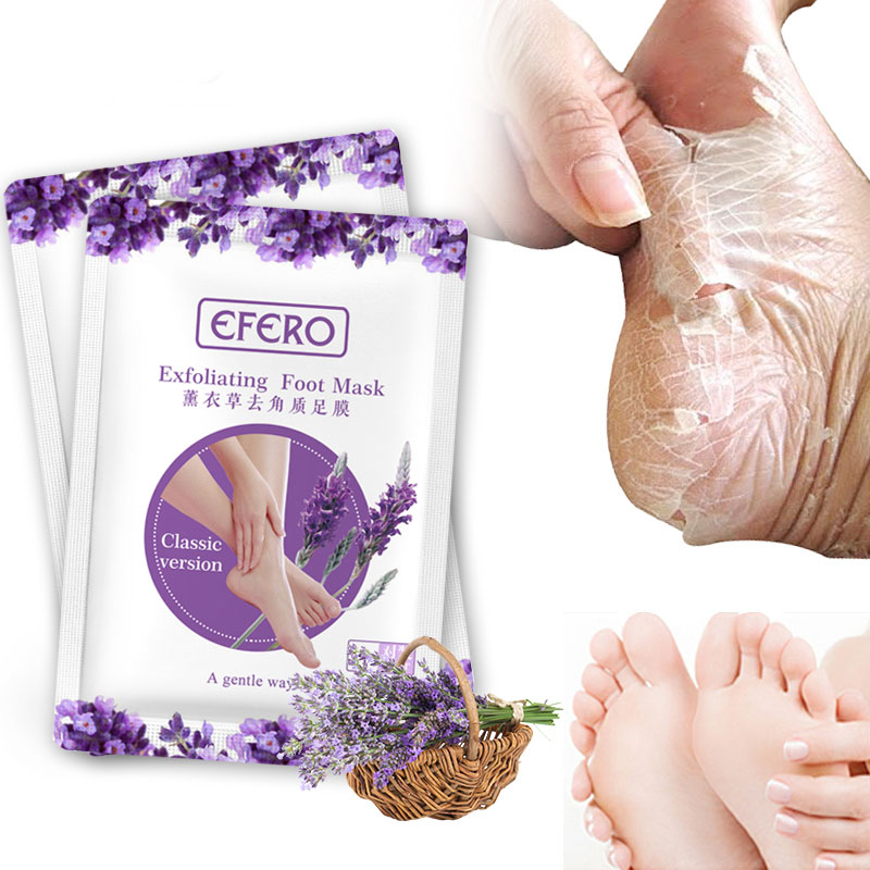 Feet Exfoliating Foot Mask Peeling Dead Skin Lavender Socks