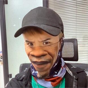 搞笑魔术头巾男户外钓鱼骑行面罩防晒围脖面巾全脸夏人脸面具恶搞