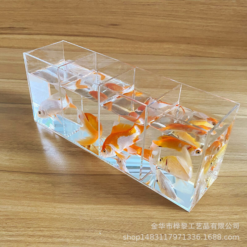 超白鱼缸玻璃桌面客厅生态小型斗鱼金鱼乌龟缸造景微景观水草缸