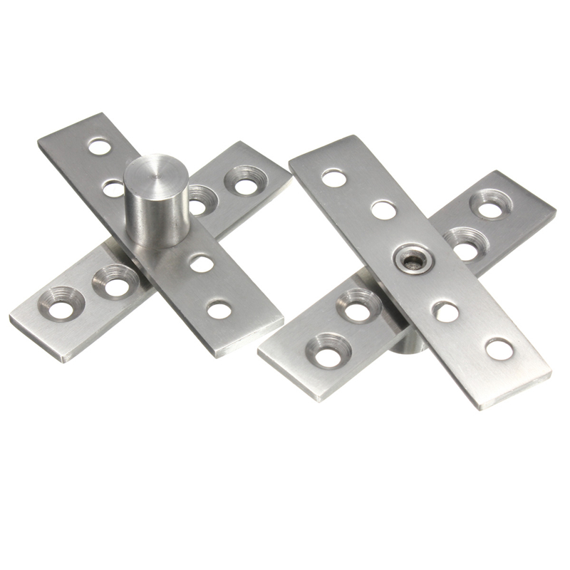 2PCS Stainless Steel 360 Degree Rotary Door Hinge Pivot Hing