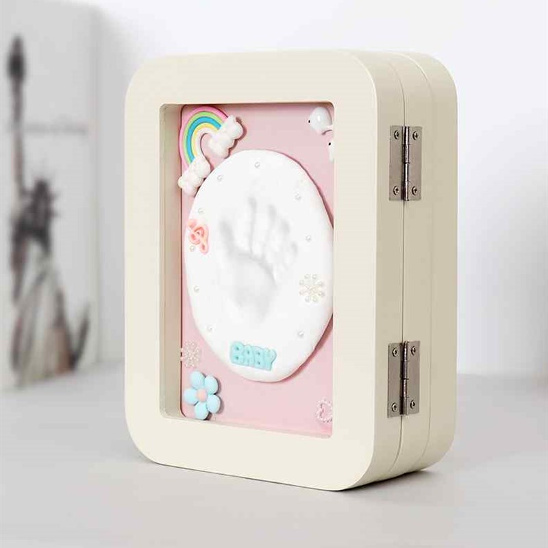 宝宝手脚印泥纪念品婴儿手足印泥相框新生儿手印泥脚印泥满月百天