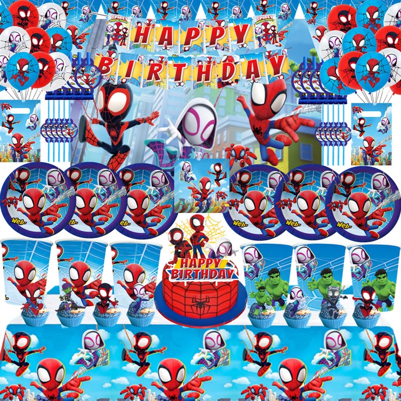 Spidey And His Amazing Friends Party Decoration Supplies Pap